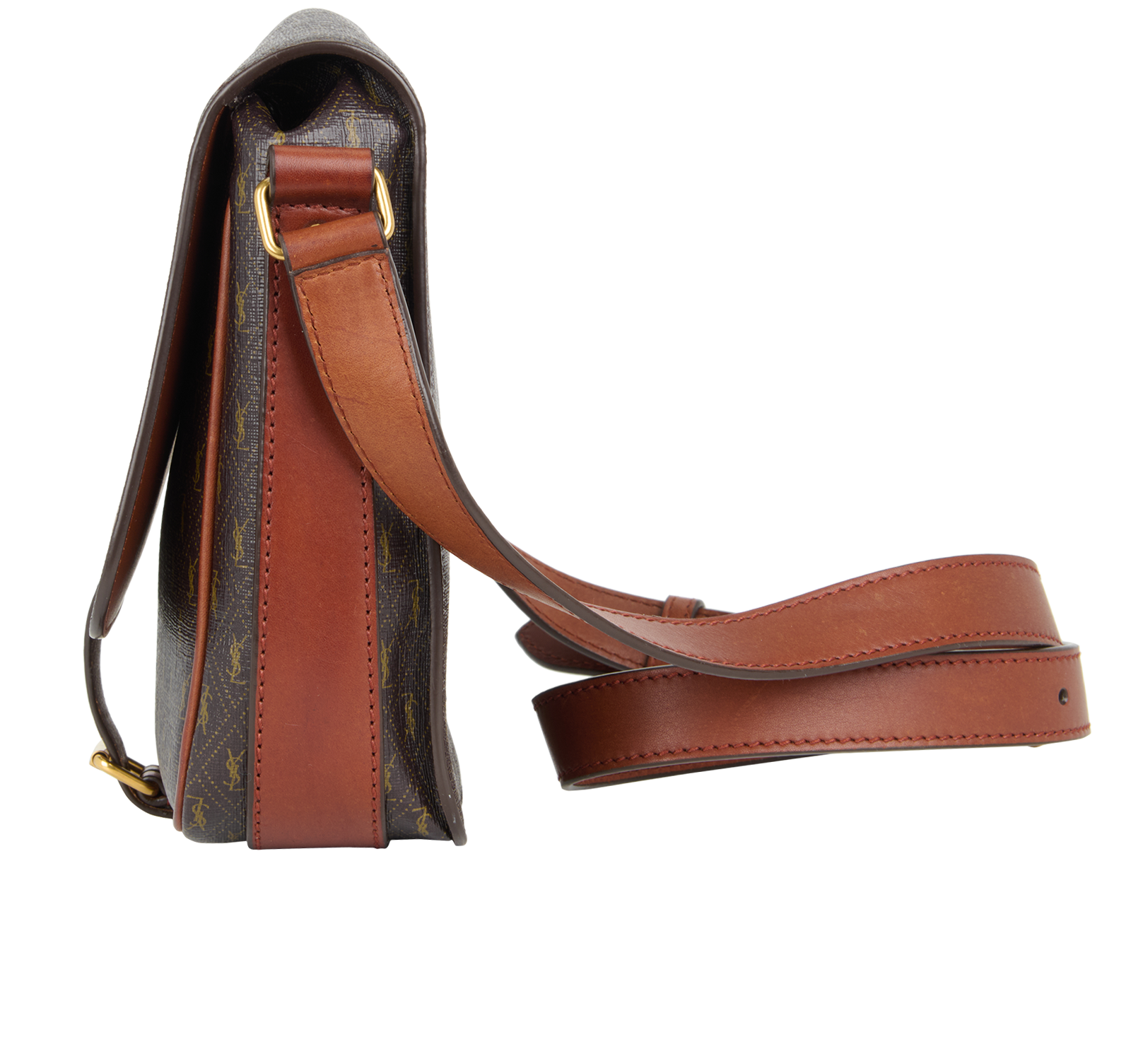 Le Monogramme Satchel, &pound;490, Handbags, Brown, Canvas, Bottom view